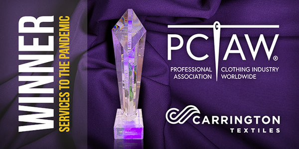 Carrington Textiles wins award for supporting the healthcare sector during the pandemic Thumbnail Image